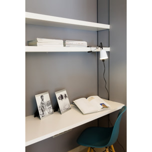 STUDIO Lampe avec pince blanche