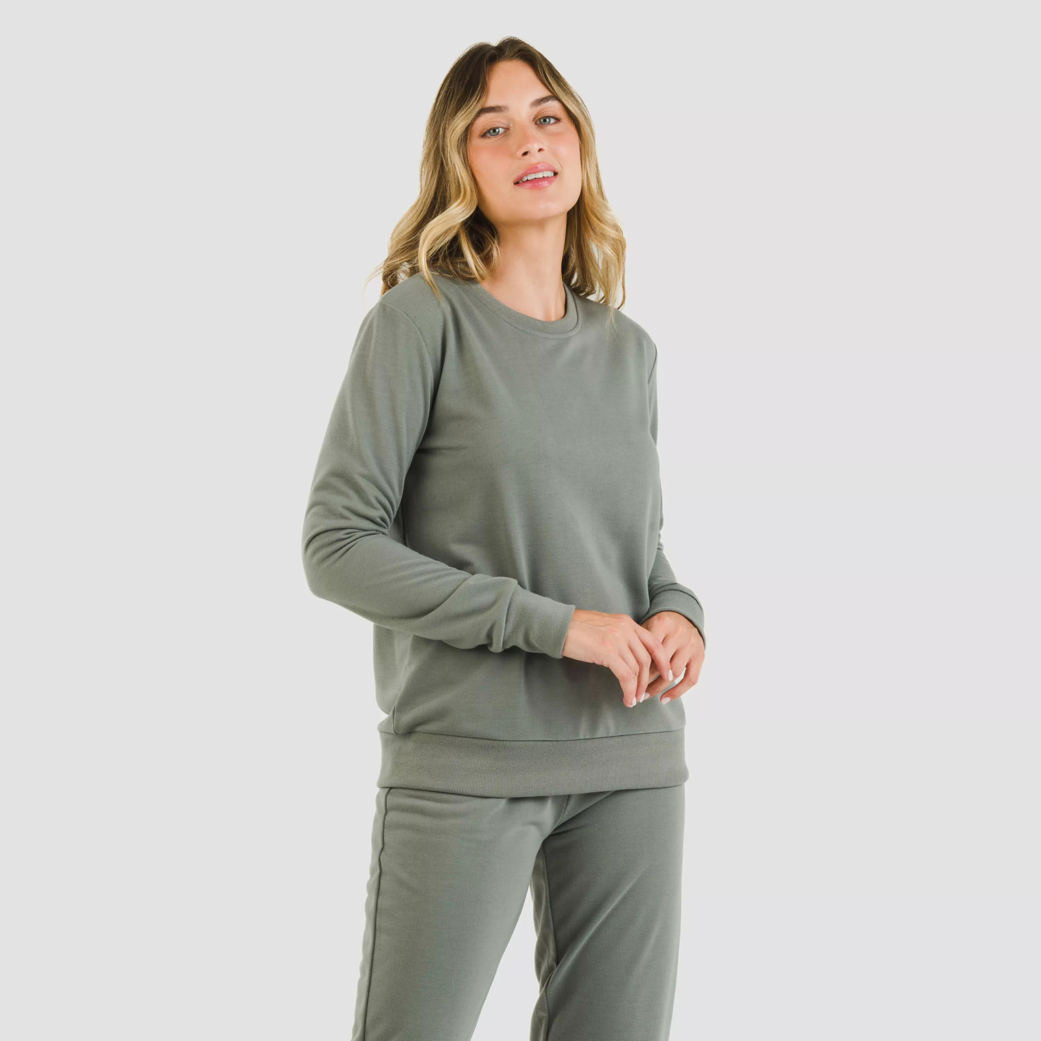 Felpa basic sportiva da donna