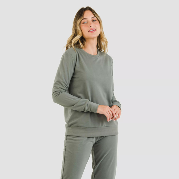 Felpa basic sportiva da donna