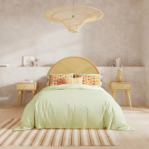 Tête de lit en rotin naturel 140 cm - Beigia