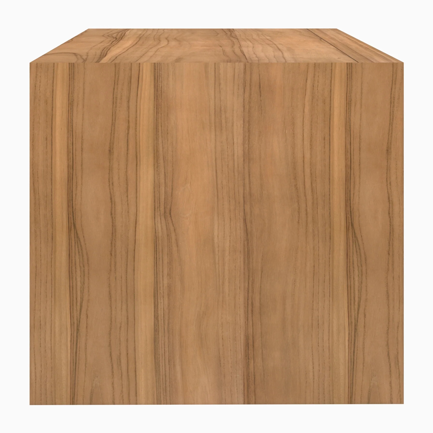 Meuble de salle de bain suspendu en bois de teck 90 cm - Hera