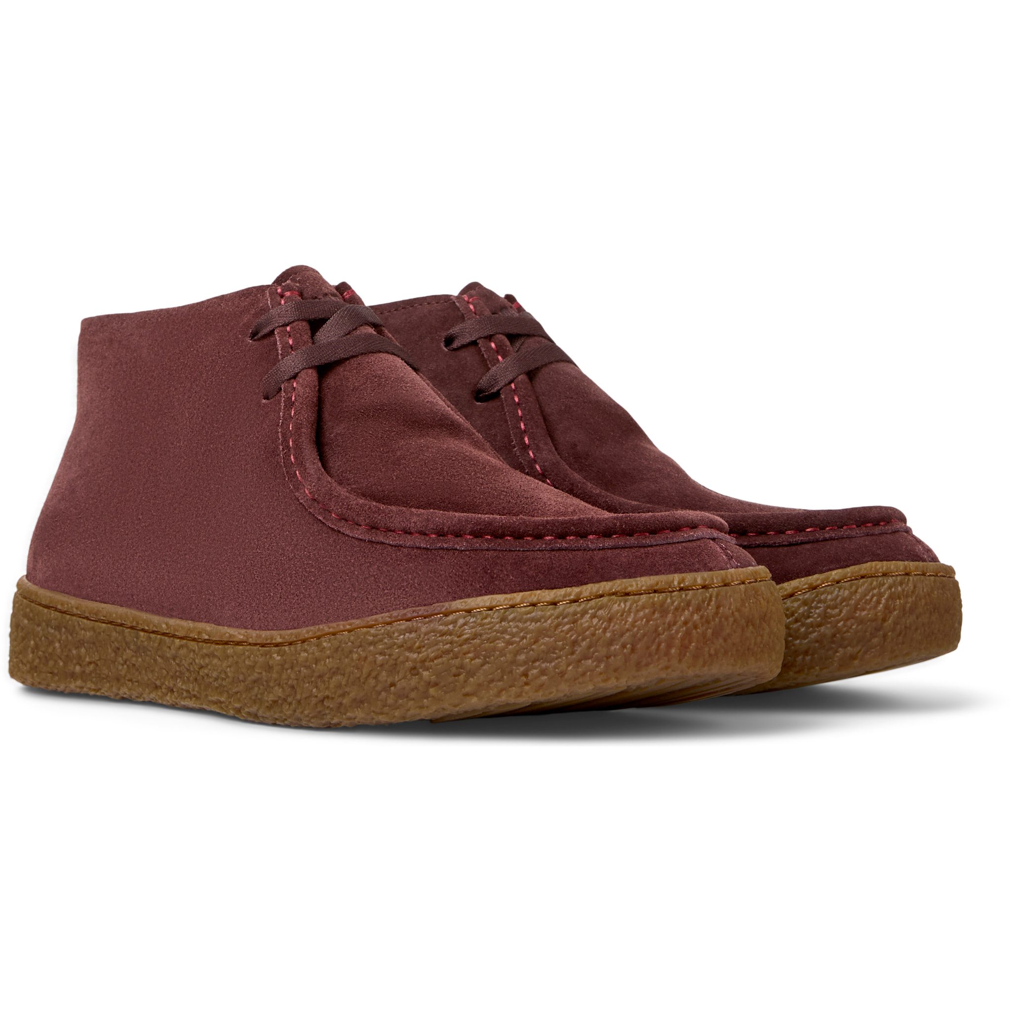 Botines - CAMPER Peu Terreno - Burdeos - Piel de ante