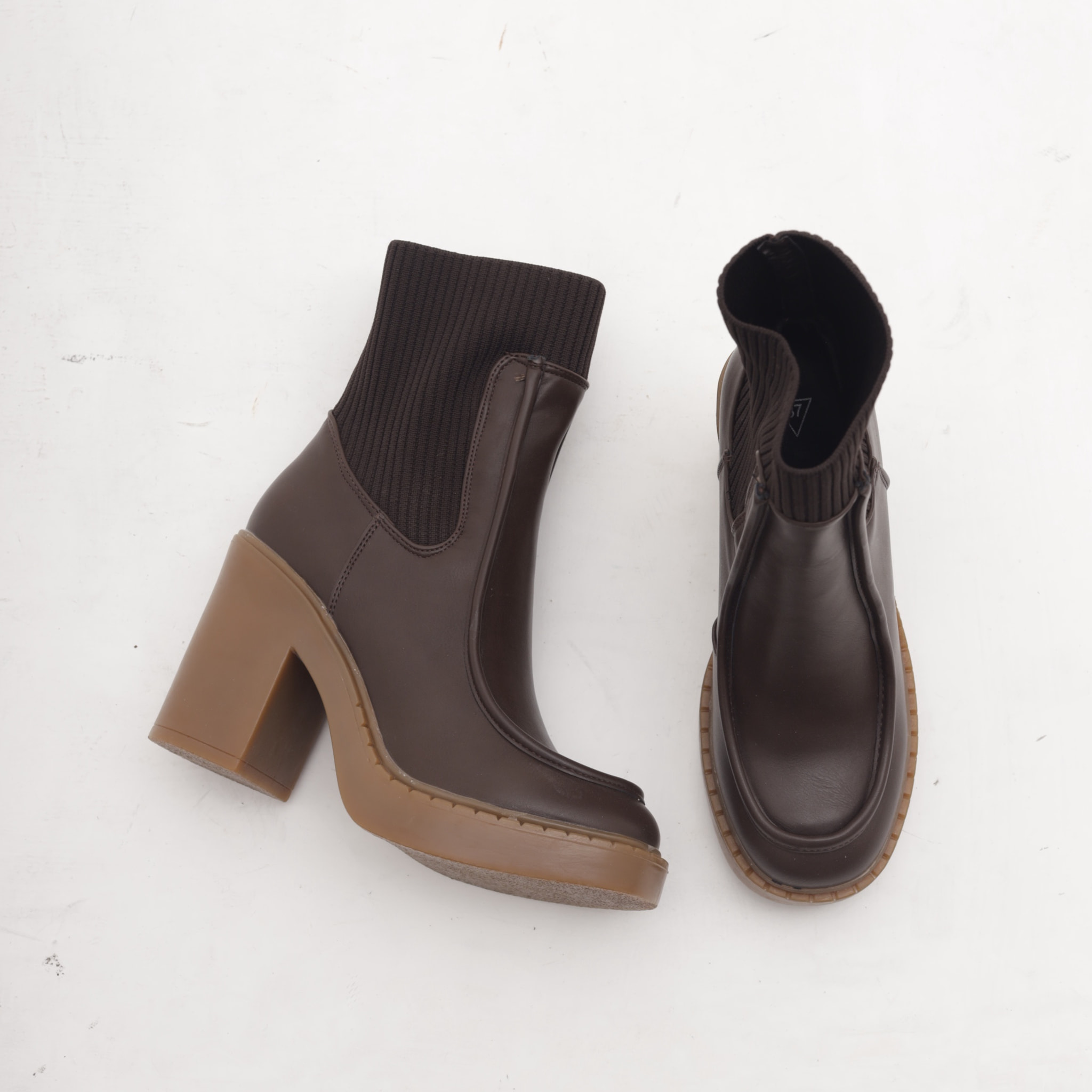 STIVALETTO INGEGNERE TACCO TESTA DI MORO