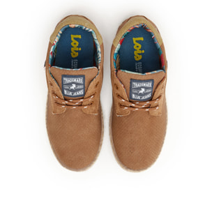 Bamba yute textil con cordones