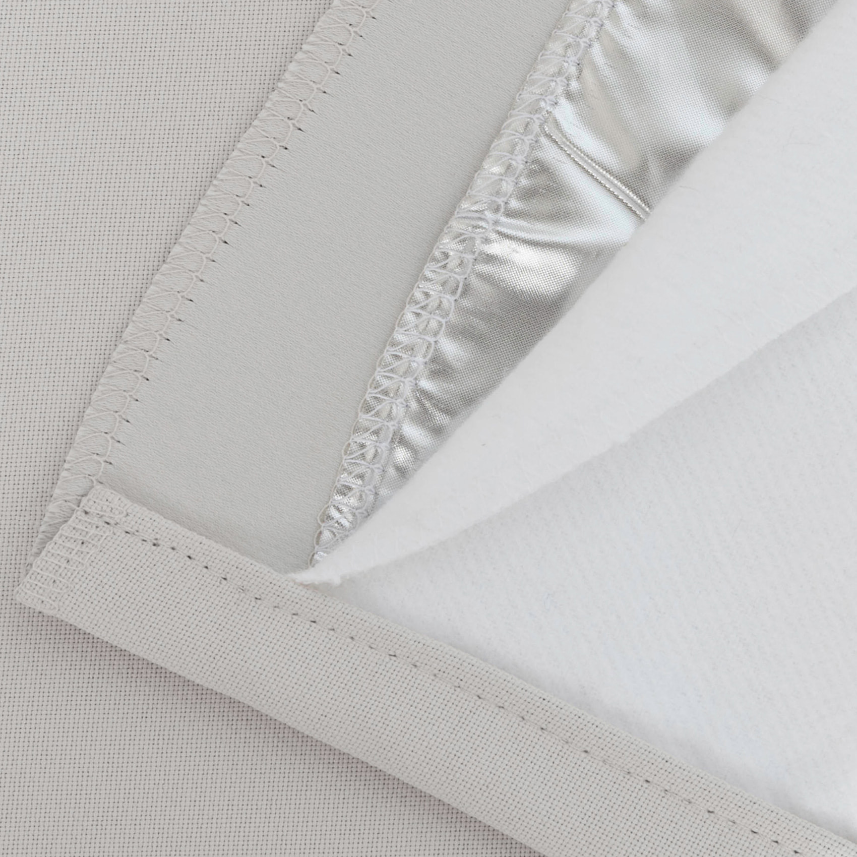 Rideau Phonique Occultant et Thermique 'MOONDREAM' - Gris Galet