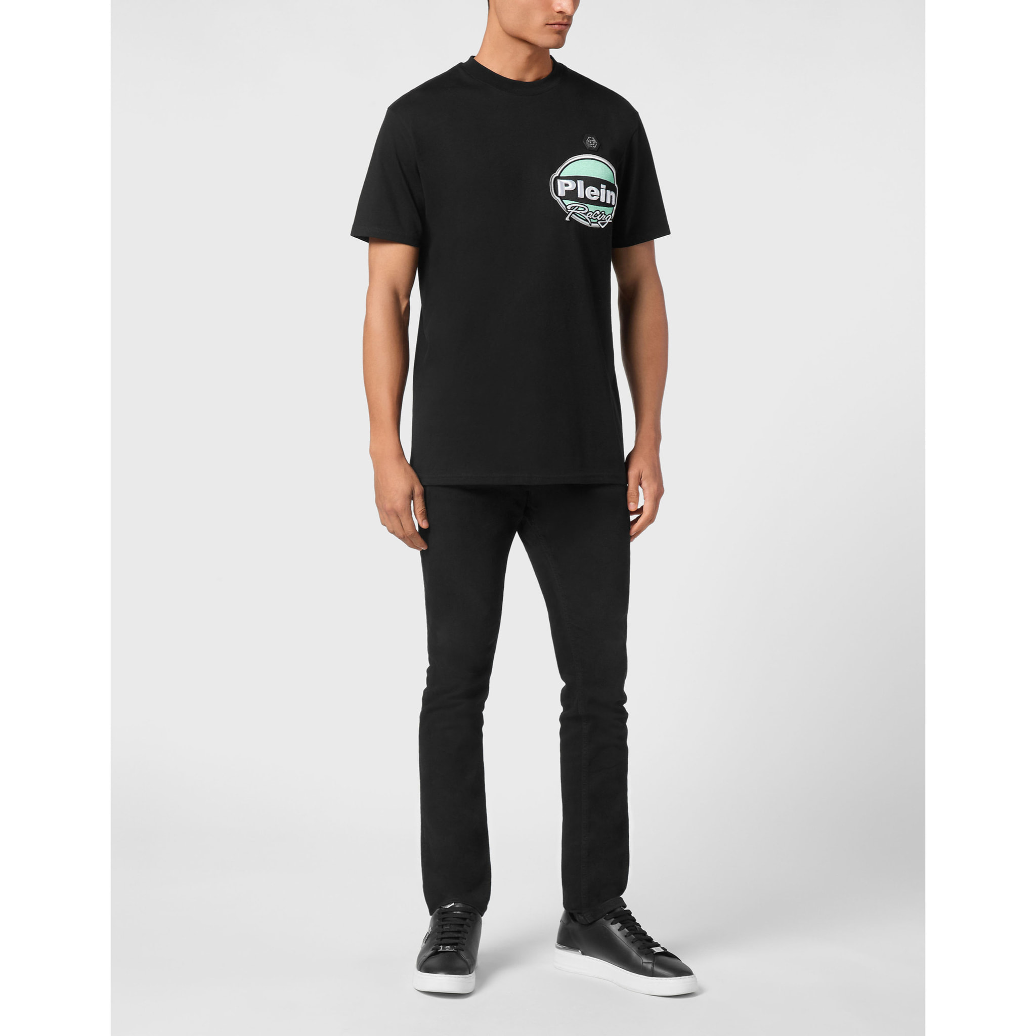 PHILIPP PLEIN T-Shirt Round Neck RACING