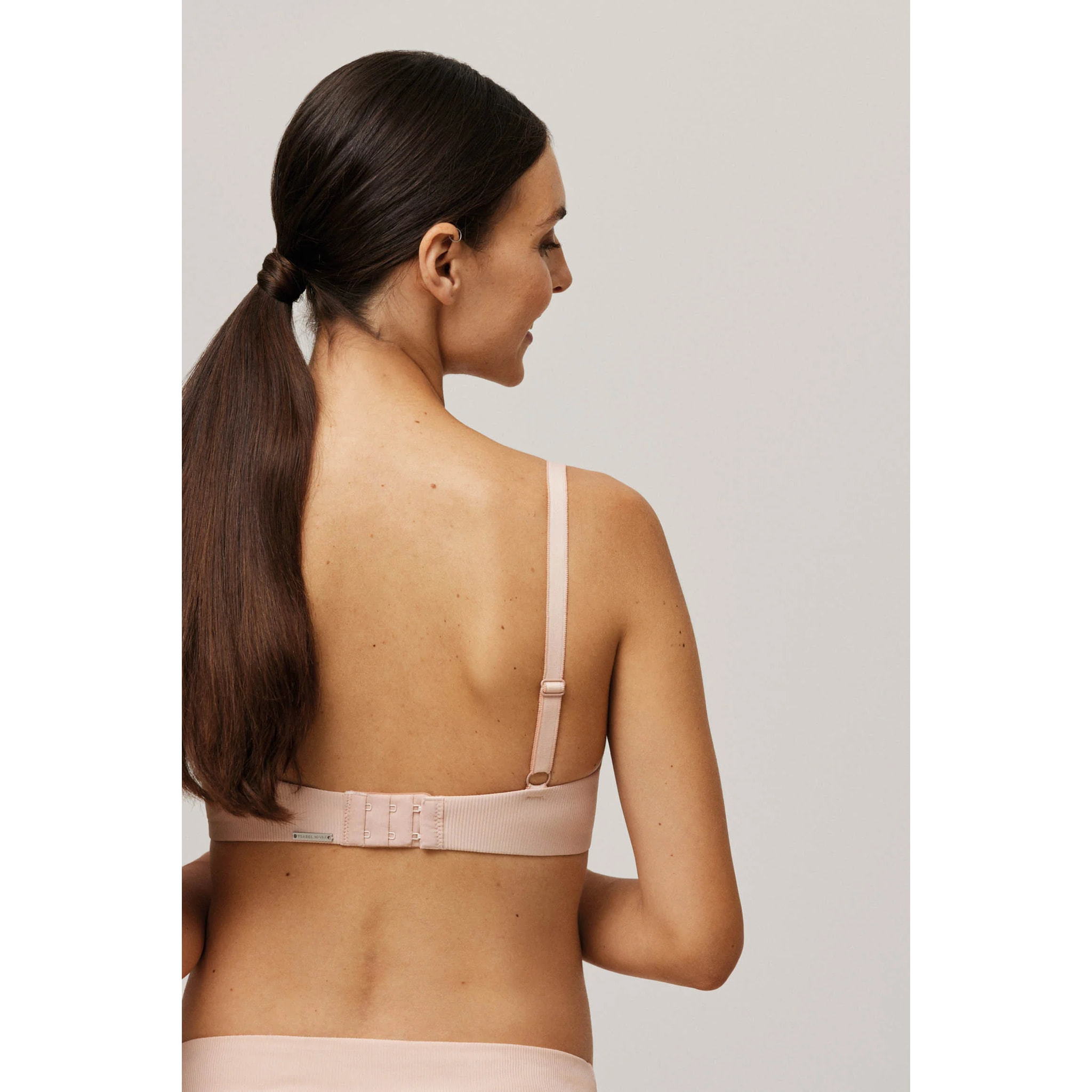 Reggiseno da allattamento rosa non imbottito con ferretto, coppe C e D