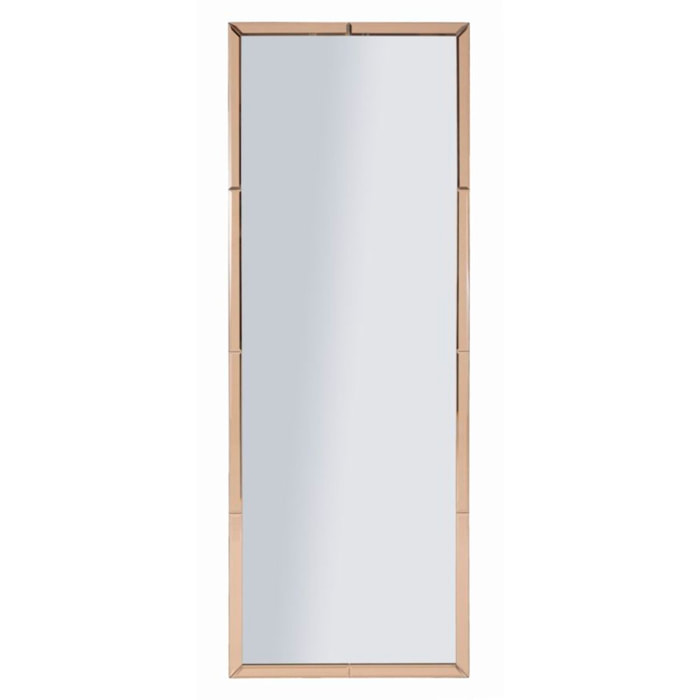 SPECCHIO DA MURO BERLINO ROSA CM 55X2X150 (MISURA SPECCHIO CM 49X143,5)