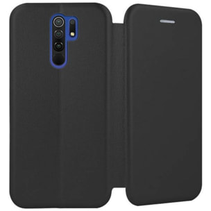 Etui IBROZ Xiaomi Redmi 9 Etui cuir noir