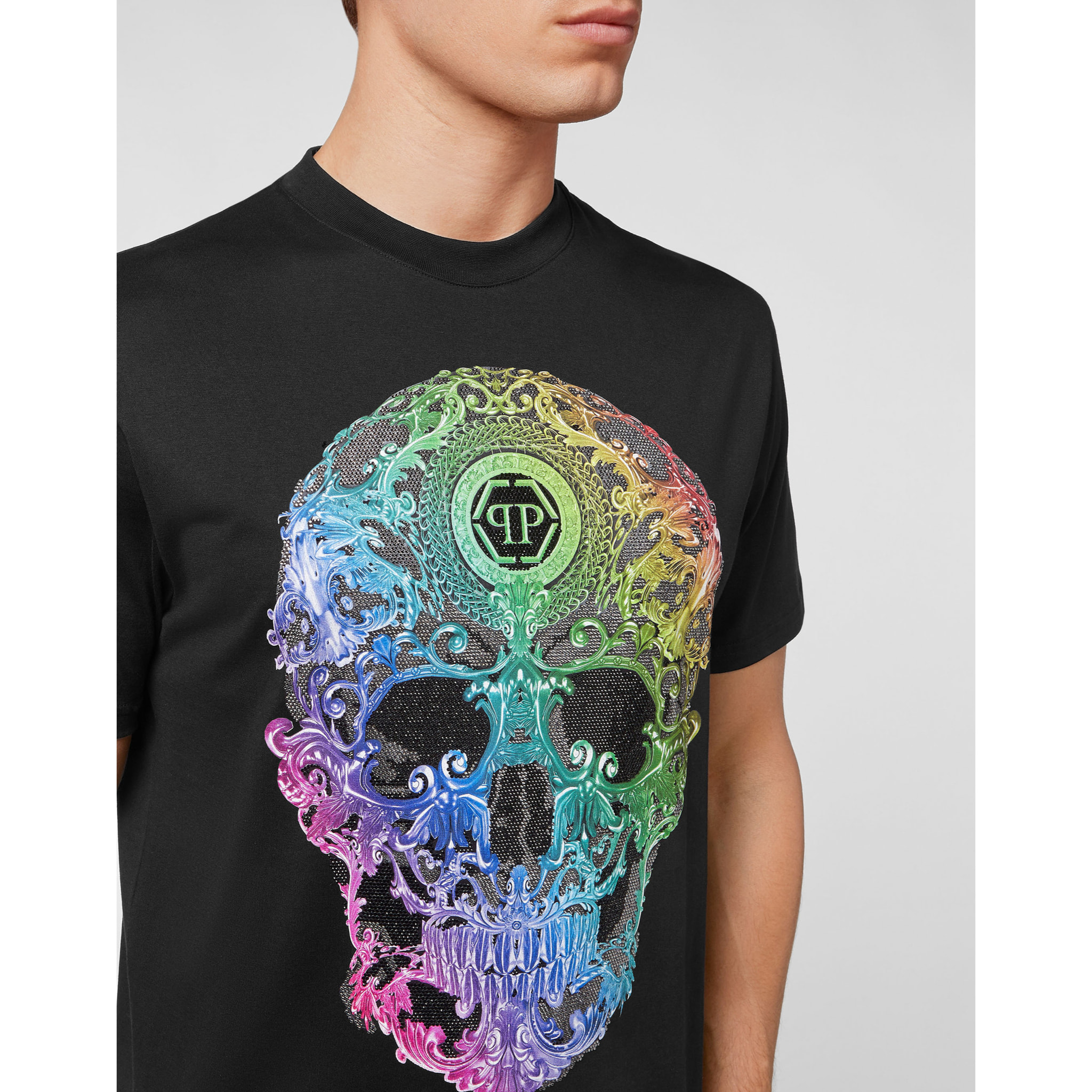 PHILIPP PLEIN T-Shirt Round Neck BAROQUE