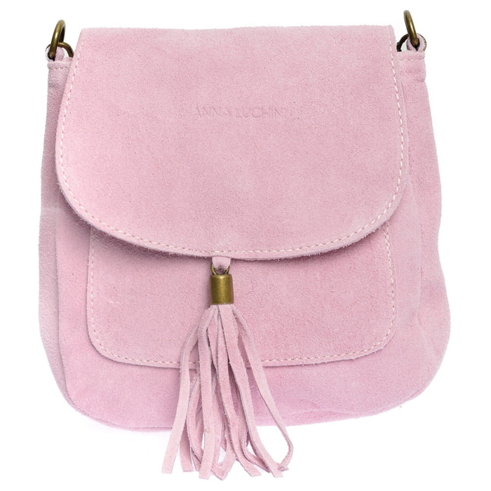 Borsa a spalla Anna Luchini Rosa