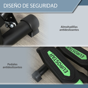 Máquina De Step Acero y ABS 40x48x118cm Negro Y Verde