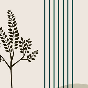 Affiche encadrée arche moderne paysage Affiche + cadre en métal - Noir