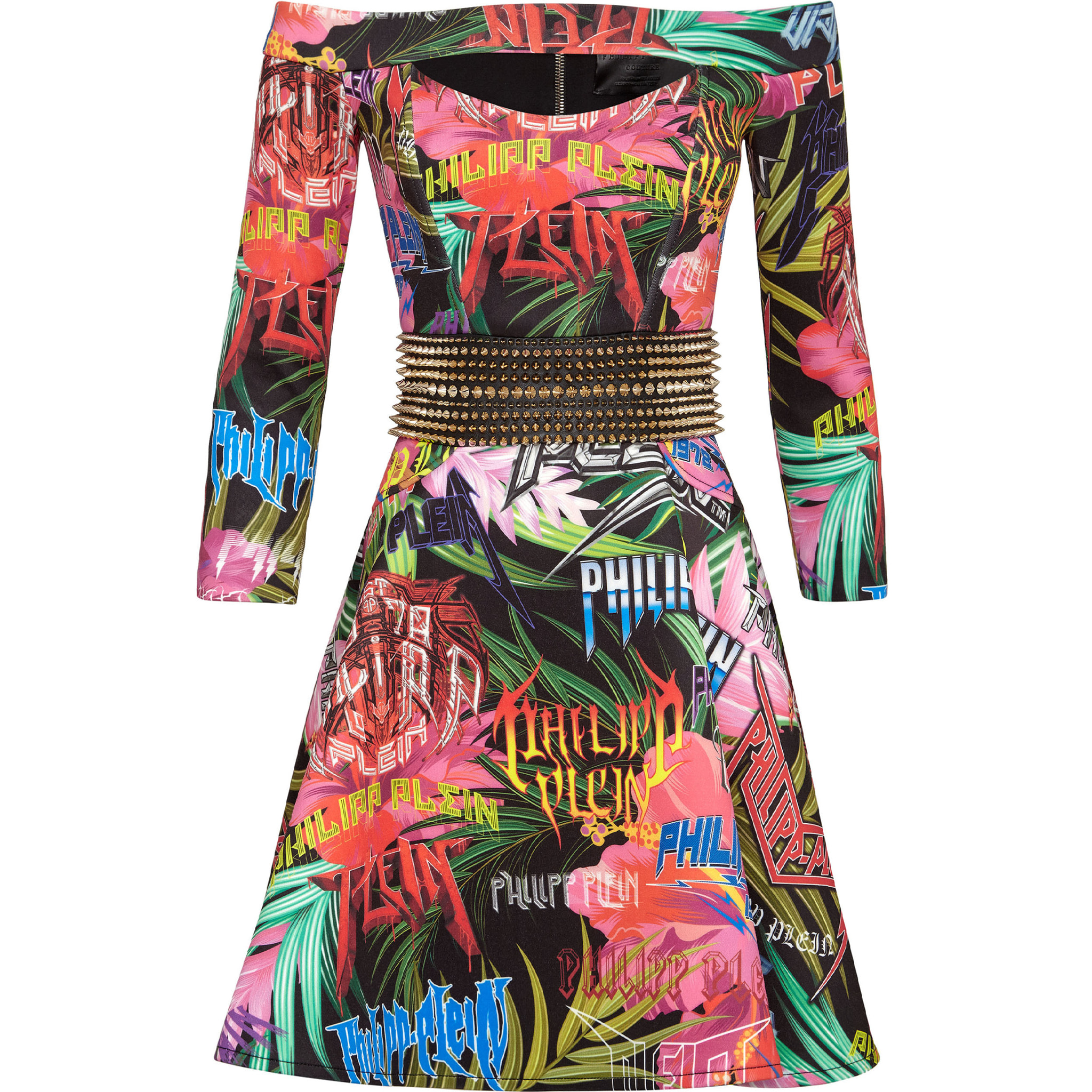 PHILIPP PLEIN Short Dress Jungle Rock