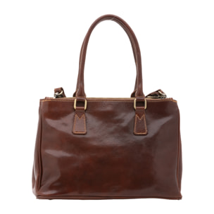 Borsa a tracolla  da donna In Vera pelle Made in Italy 35x23x16 cm