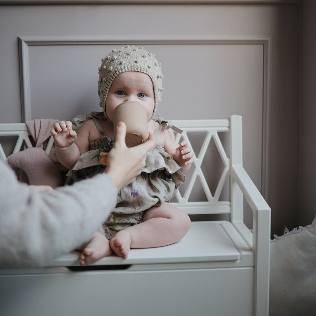 Mushie Taza Didáctica Silicona Solid