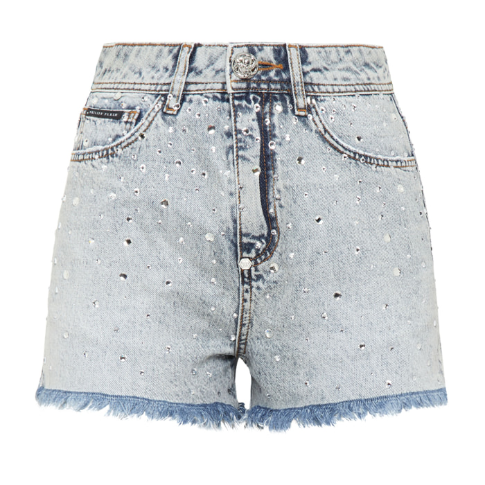 PHILIPP PLEIN Pantaloncini di jeans