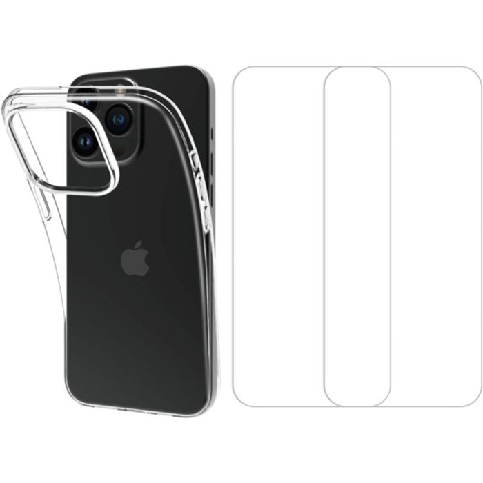 Coque ESSENTIELB iPhone 15 Pro Max coque + Verre trempé