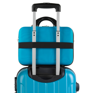 Juego De Maletas Rígidas Abs Itaca Havel Turquesa