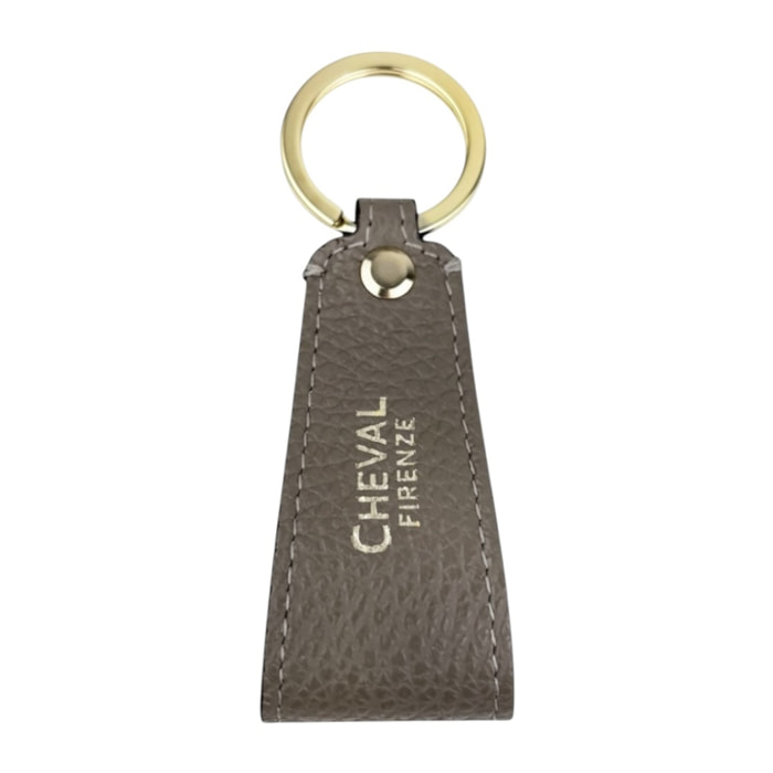 Llavero Cinta Cheval Firenze Gris Pardo