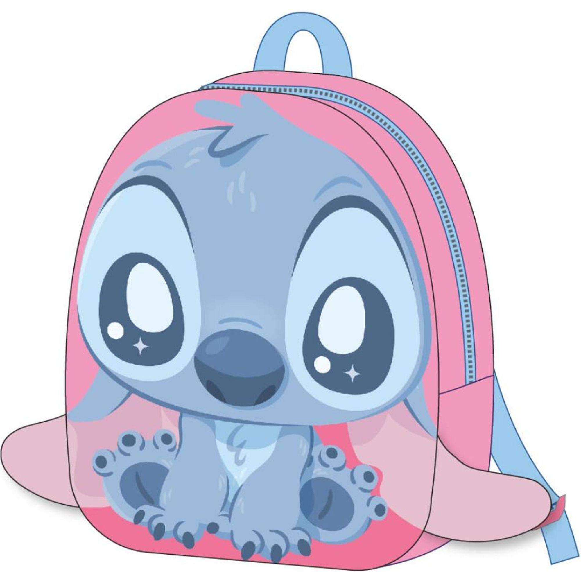 Mochila Guarderia Personaje Peluche Stitch