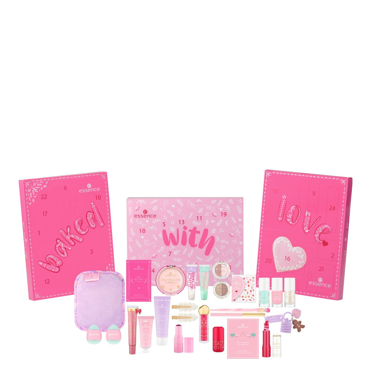 Calendrier de l'avent Baked With Love - Coffret 24 Produits Beauté et Accessoires