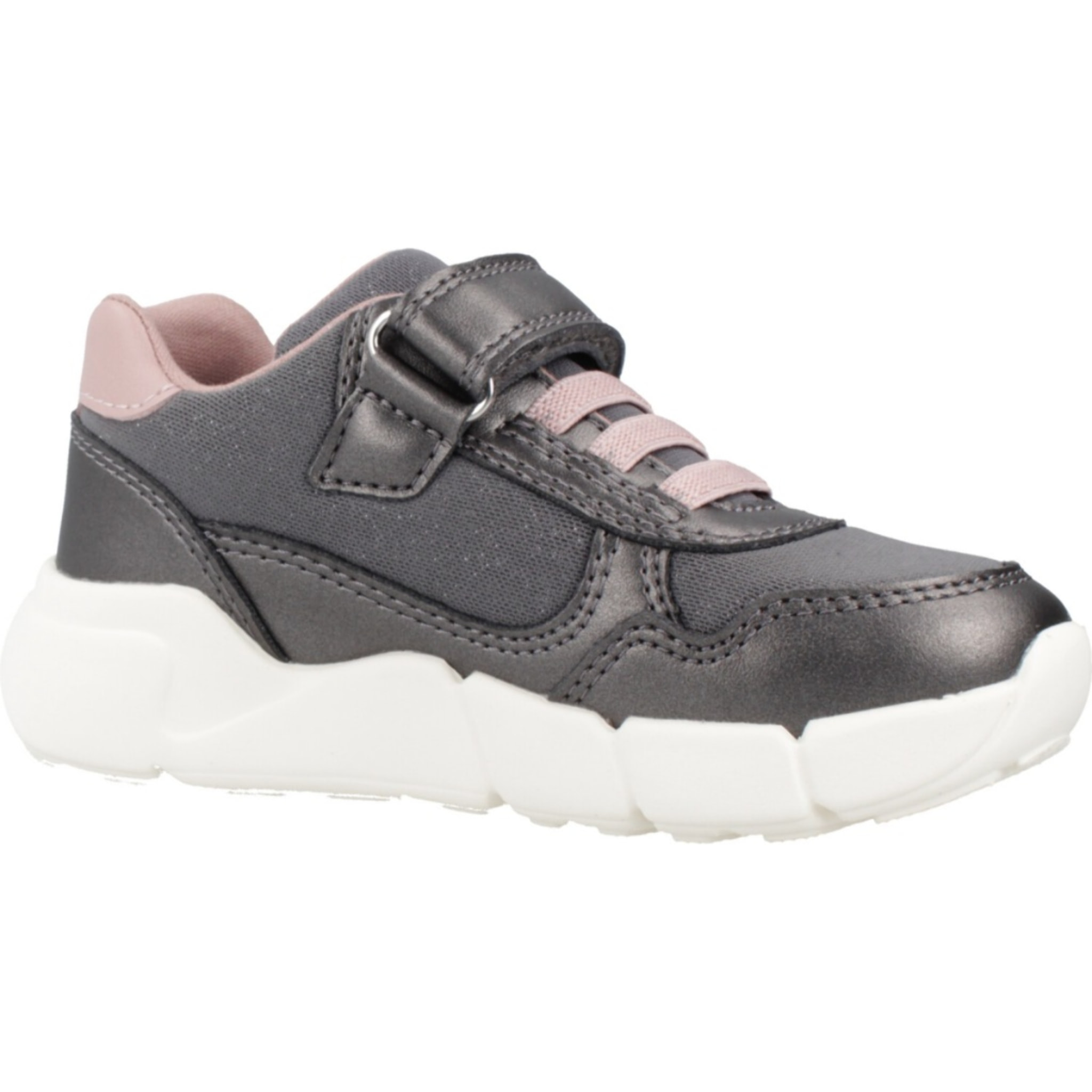 Zapatillas Niña de la marca GEOX  modelo B FLEXYPER MINI GIRL GRIS