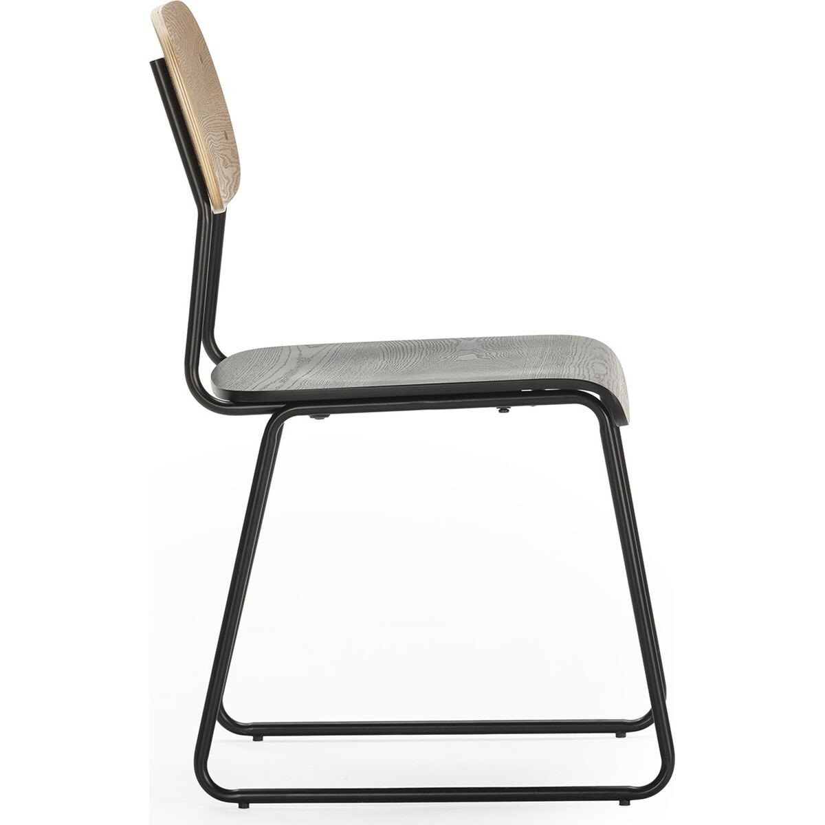 Lot de 2 chaises effet bois - EKEN