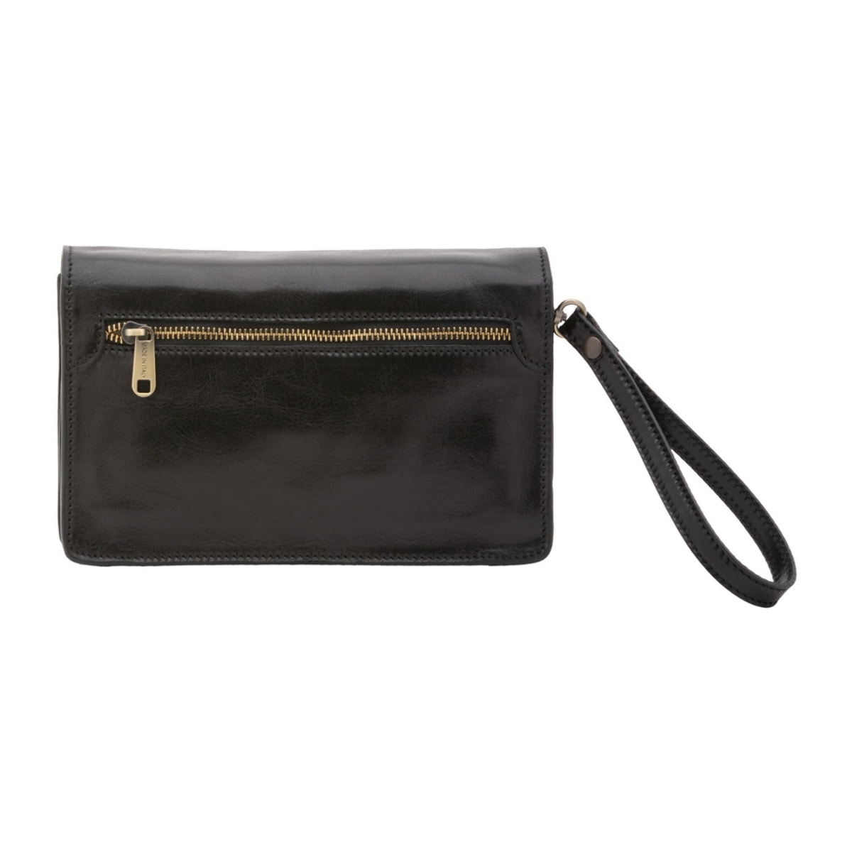 Borsa a mano da uomo in vera pelle - Modello False - 100% pelle - 24.0 x 17.0 x 8.0 cm