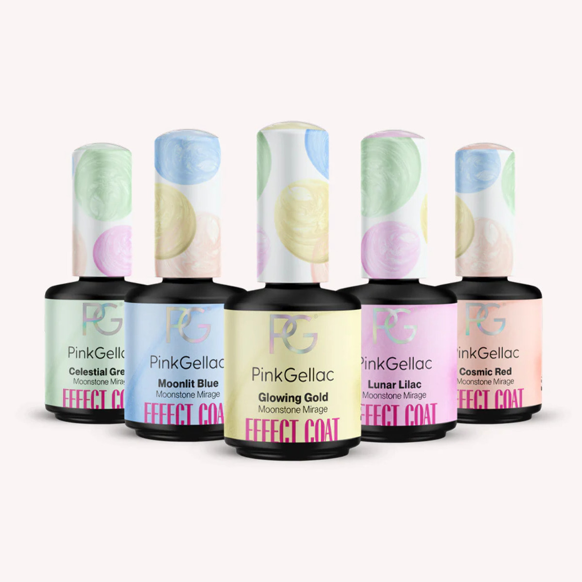 Set vernis semi-permanent - Moonstone Mirage - 5 x 15ml