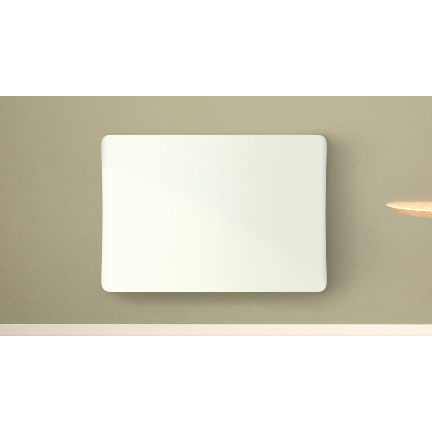 Radiateur Électrique Céramique Blanc 1000W Blanc LUDO