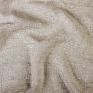 Voilage en polycoton chiné - Taupe