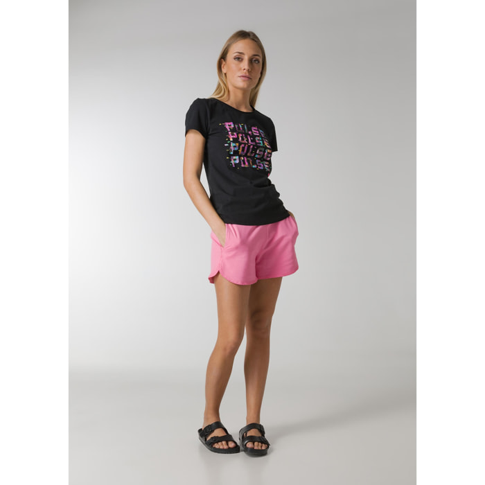 DEHA - T-shirt GRAPHIC STRETCH T-SHIRT in cotone per donna