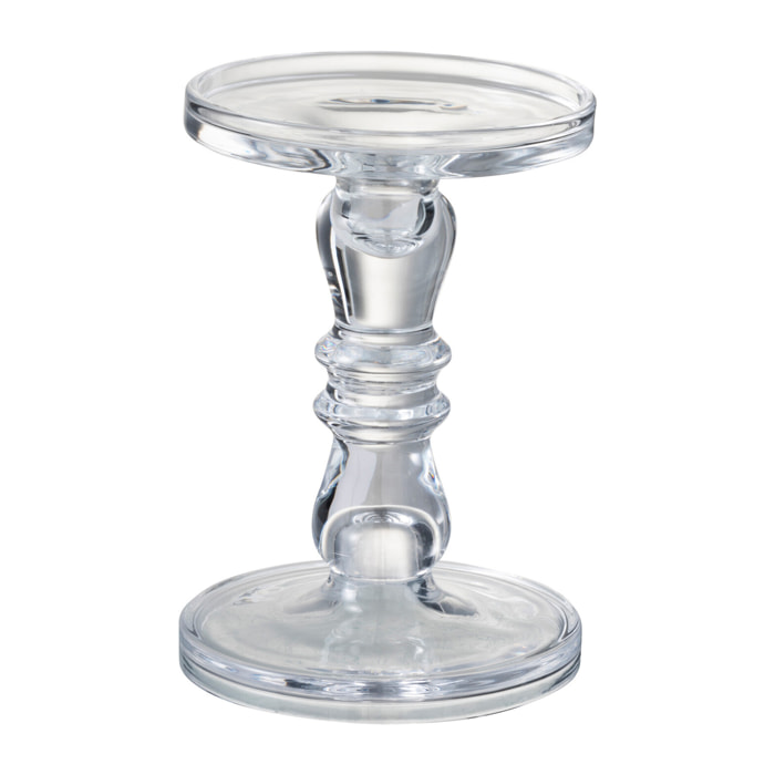 J-Line chandelier/bougeoir Leti - verre - transparent - small