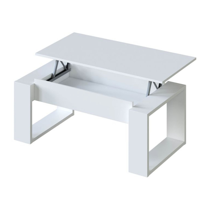 Mesa de centro elevable Nova Blanco Artik (Blanco Mate)