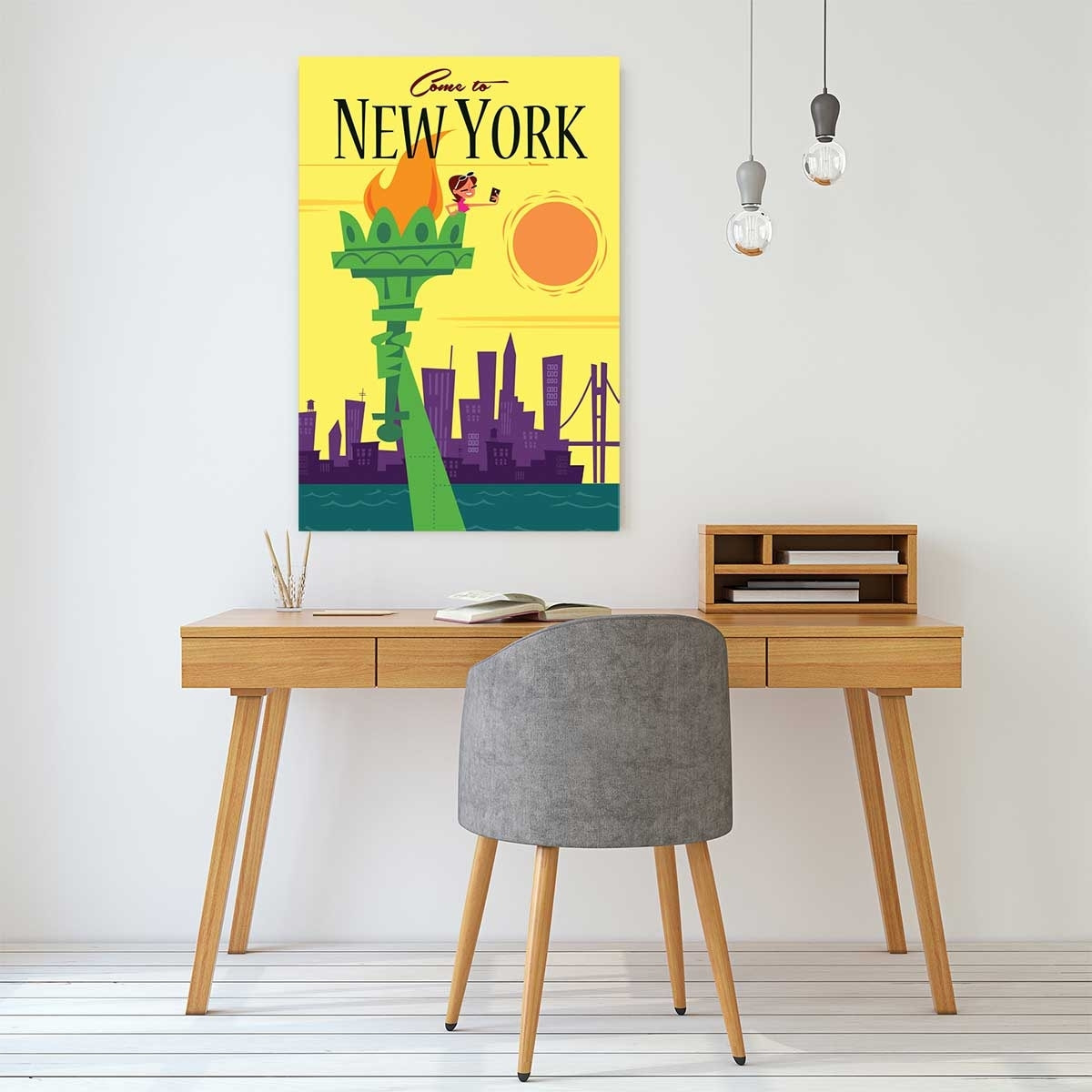 Tableau voyage à new york Toile imprimée