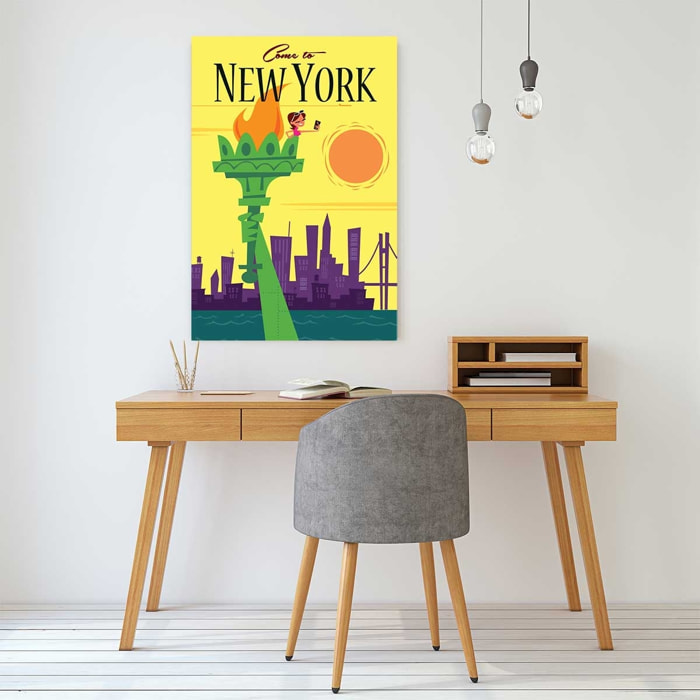 Tableau voyage à new york Toile imprimée