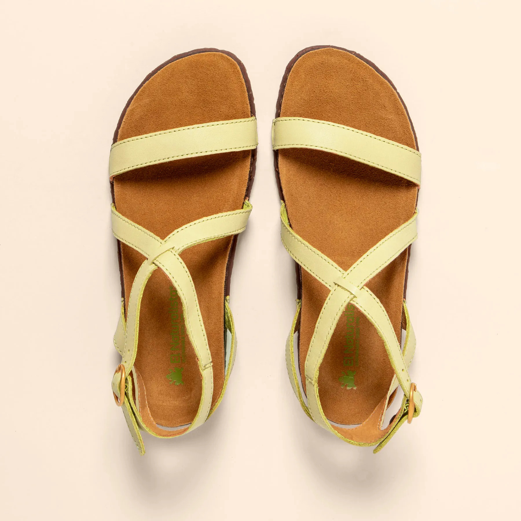 Sandalias N5802 SOFT NAPPA LIME/PANGLAO color Lime