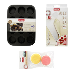 Ensemble 3 pièces spécial muffins Zenker