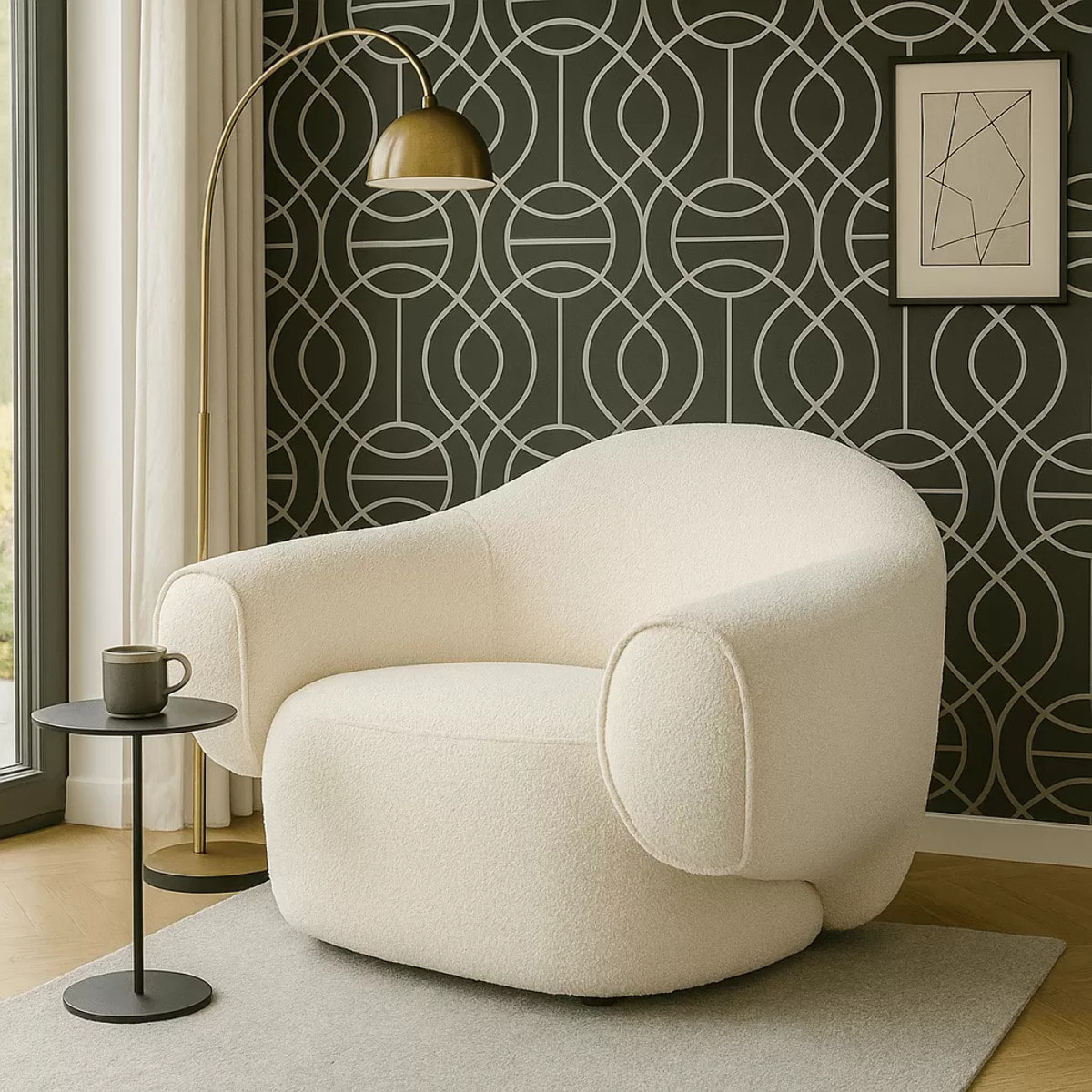 Fauteuil Dreamy crème Kare Design