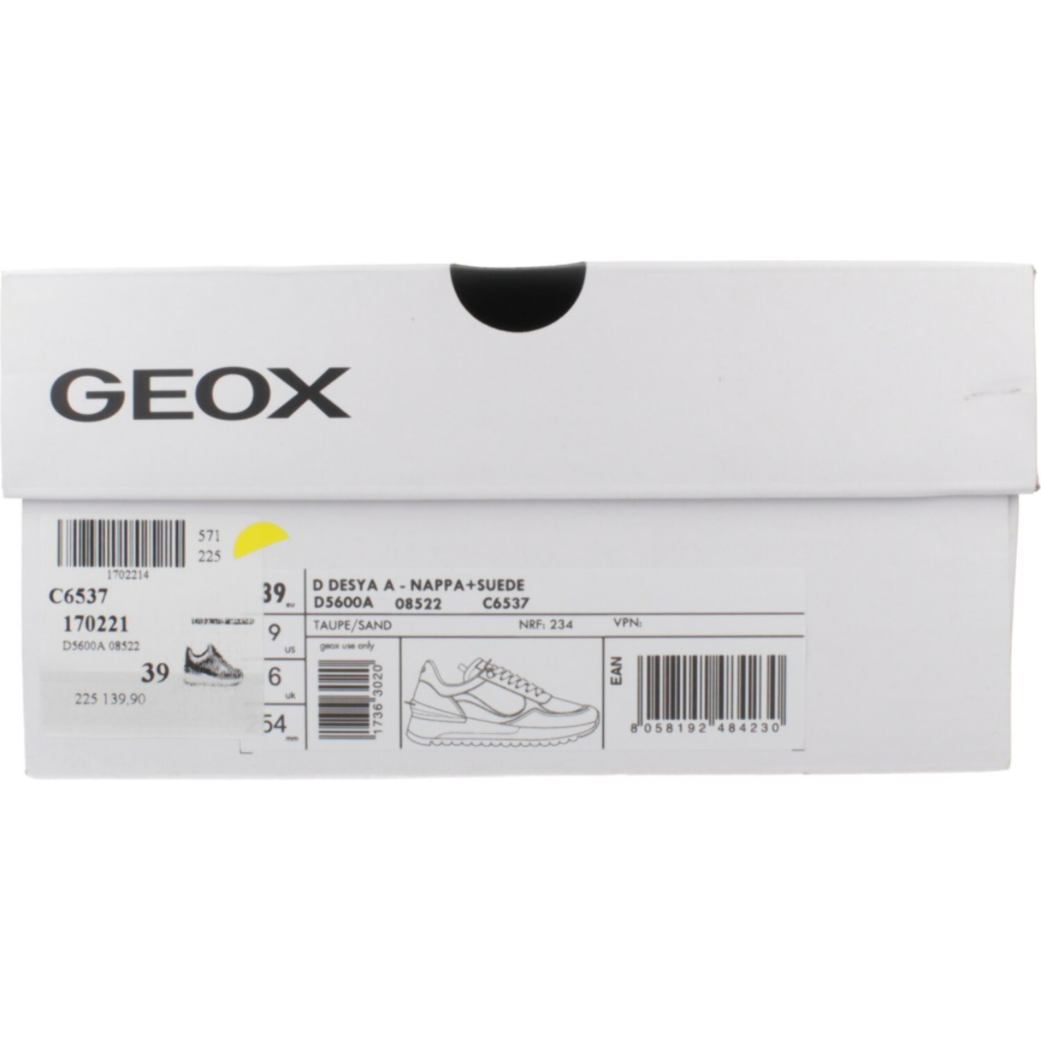 Sneakers de  Mujer de la marca GEOX  modelo D DESYA GRIS