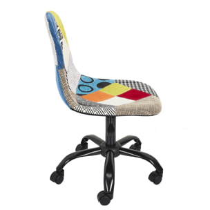 Chaise De Bureau Patchwork - Lot De 2