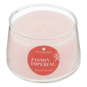 Bougie parfumée "Izor" en verre 100g jasmin impérial