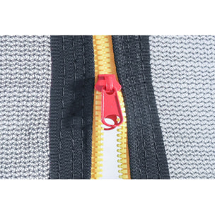 Trampoline avec filet intérieur "jumper" - Ø 4,25 m - Gris