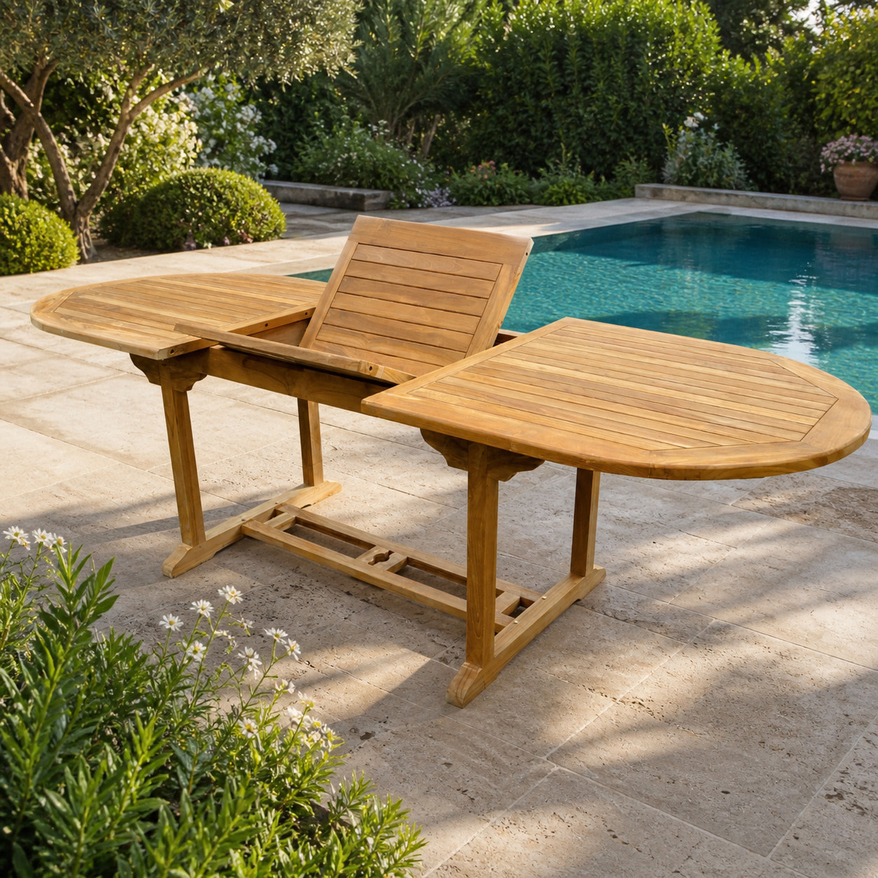 Table ovale + 10 chaises ADAGNA