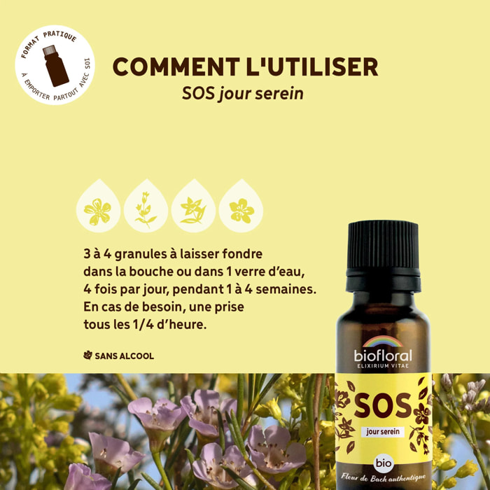 Biofloral - SOS Secours Jour - Bio - 19,5 gr