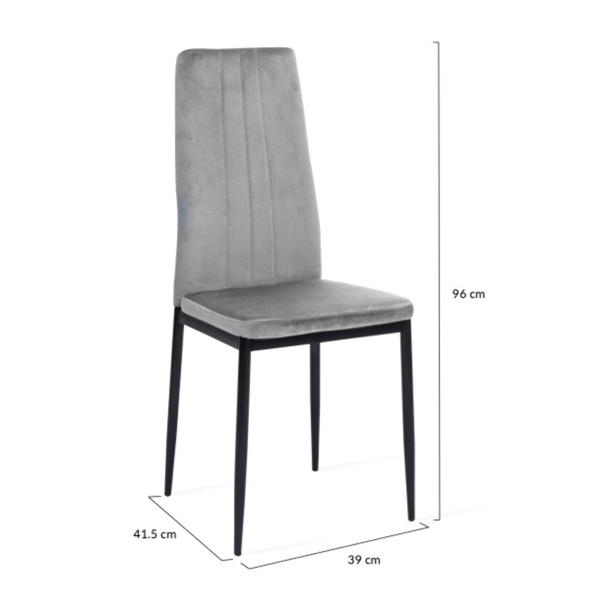 Chaises Jade - Gris Clair