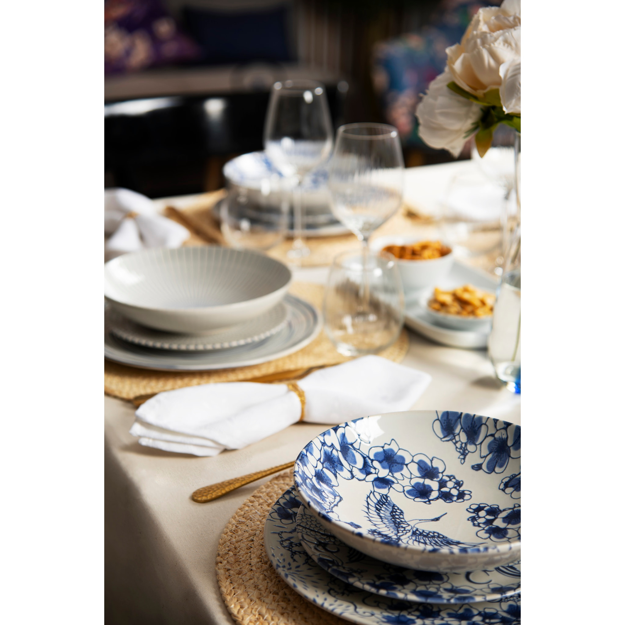 Nappe 140×180 Excelsa – Panama Color, Coton Crème