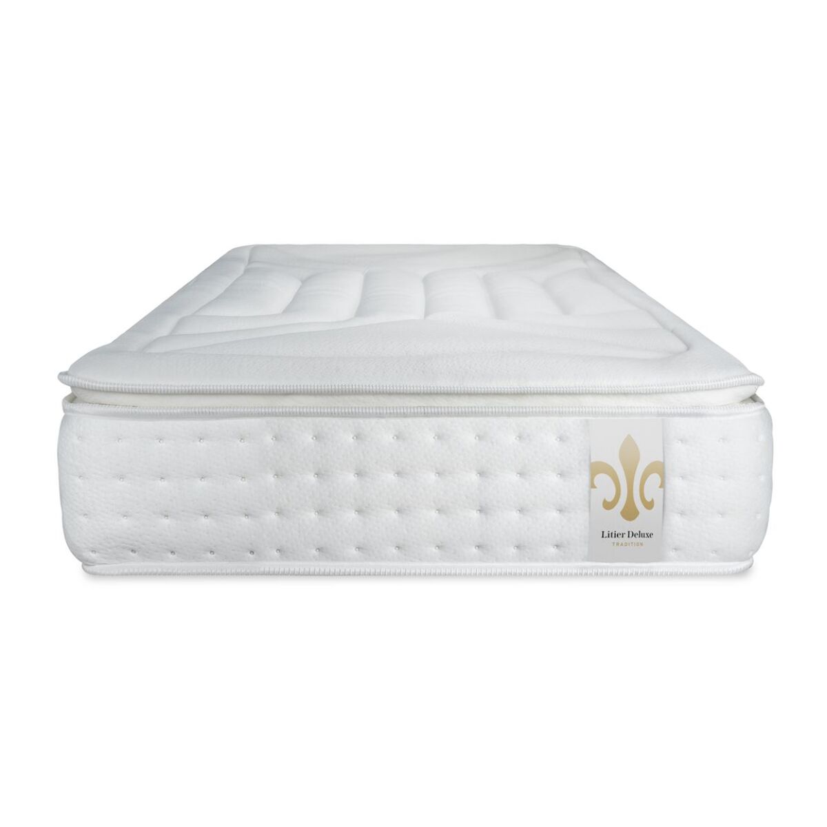 Matelas Vingt-Quatre PLUS - 24cm - Ressorts ensachés et mémoire de forme - Surmatelas intégré - Confort hôtelier