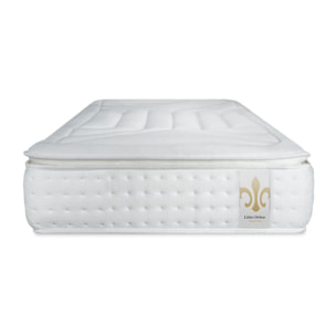 Matelas Vingt-Quatre PLUS - 24cm - Ressorts ensachés et mémoire de forme - Surmatelas intégré - Confort hôtelier